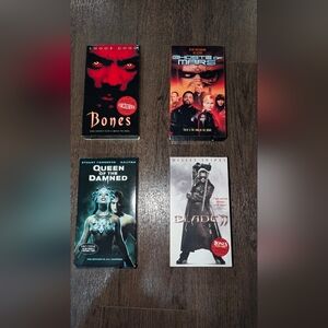Horror Movie VHS Tapes Bones Queen Of The Damned Blade 2 Ghosts Of Mars Vintage